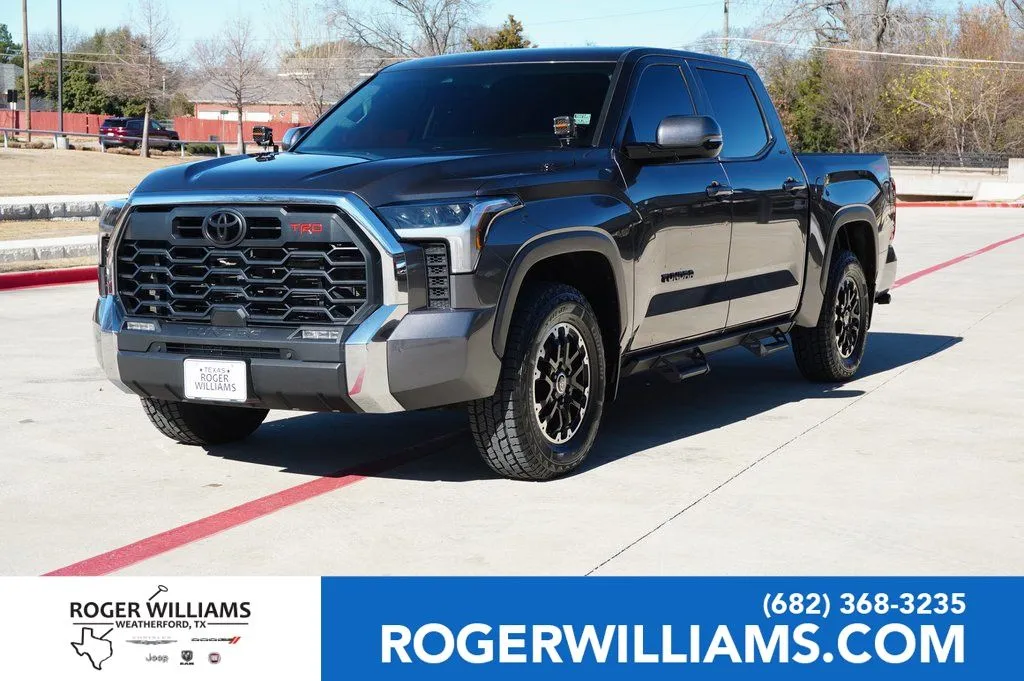Gray 2024 Toyota Tundra SR5 for sale in Weatherford, TX