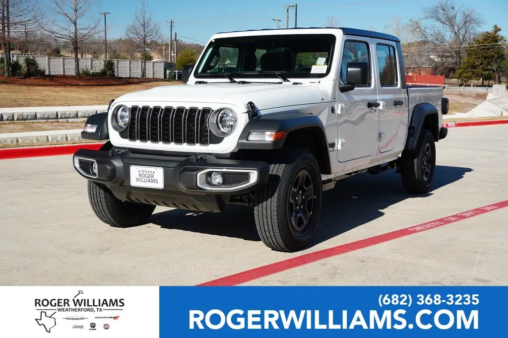 White 2026 Jeep Gladiator Sport for sale in Weatherford, TX