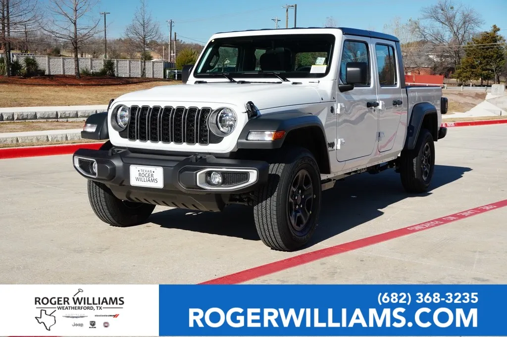 White 2026 Jeep Gladiator Sport for sale in Weatherford, TX