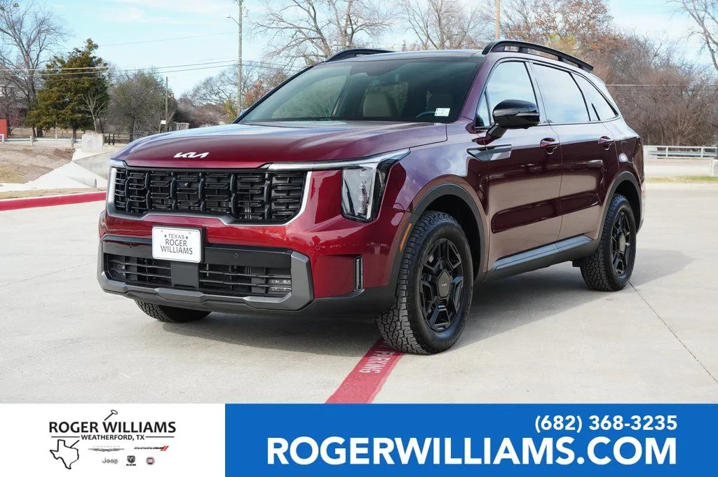 Red 2024 Kia Sorento X-Pro SX Prestige for sale in Weatherford, TX