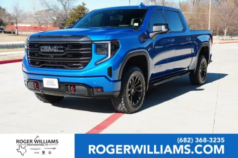 Blue 2023 GMC Sierra 1500 AT4X for sale in Weatherford, TX