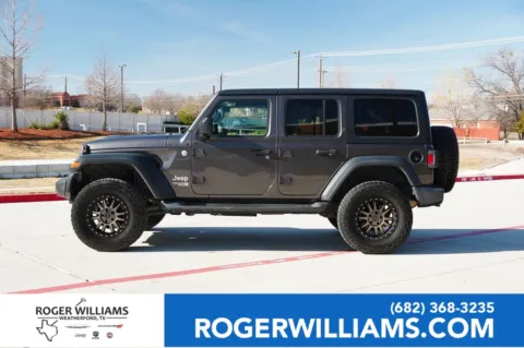 Gray 2020 Jeep Wrangler Unlimited Sport S for sale in Weatherford, TX