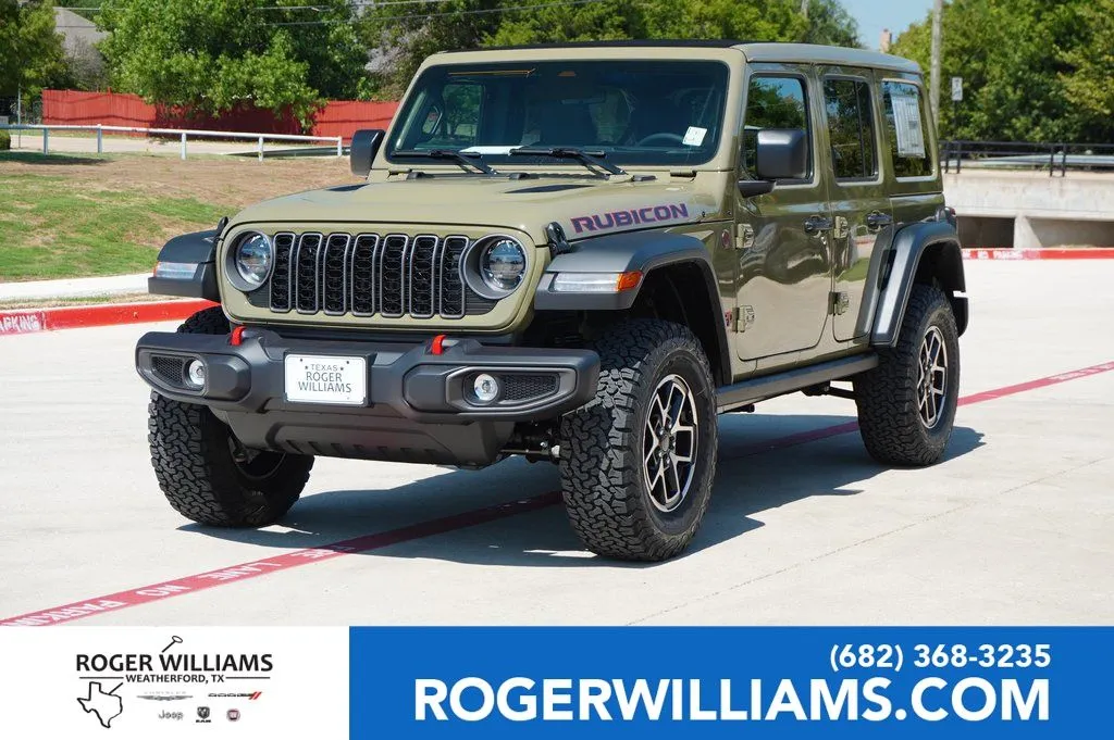 Green 2025 Jeep Wrangler Rubicon for sale in Weatherford, TX