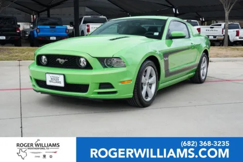 Green 2014 Ford Mustang GT Premium for sale in Weatherford, TX