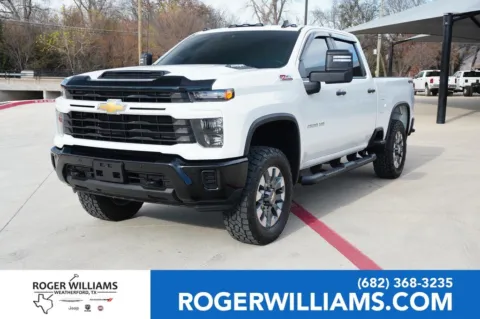 White 2025 Chevrolet Silverado 2500HD Custom for sale in Weatherford, TX