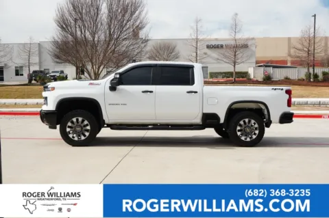 White 2025 Chevrolet Silverado 2500HD Custom for sale in Weatherford, TX