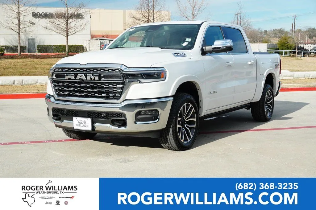 White 2026 Ram 1500 Longhorn for sale in Weatherford, TX