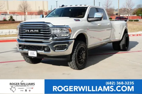 White 2024 Ram 3500 Longhorn for sale in Weatherford, TX