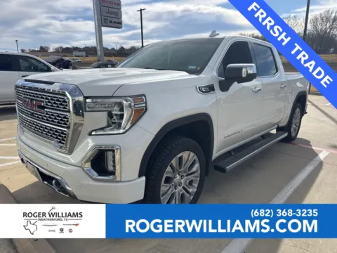 White 2021 GMC Sierra 1500 Denali for sale in Weatherford, TX
