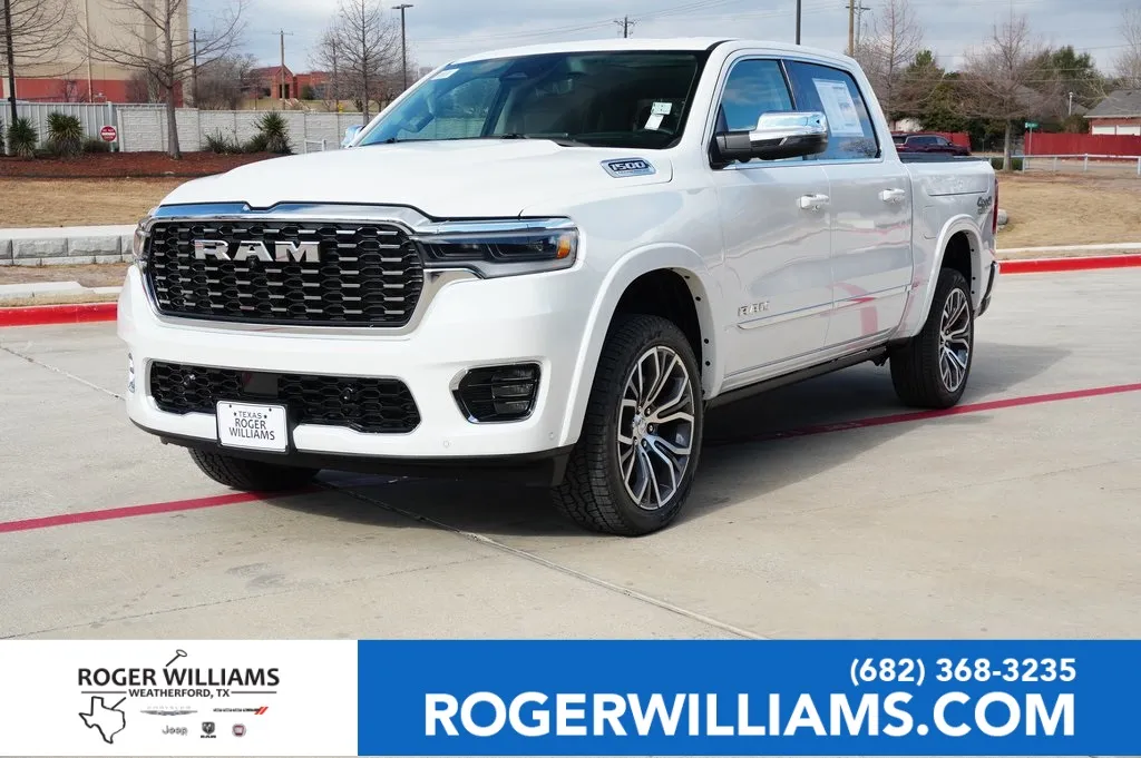White 2026 Ram 1500 Tungsten for sale in Weatherford, TX