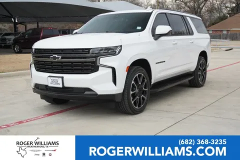 White 2021 Chevrolet Suburban RST for sale in Weatherford, TX