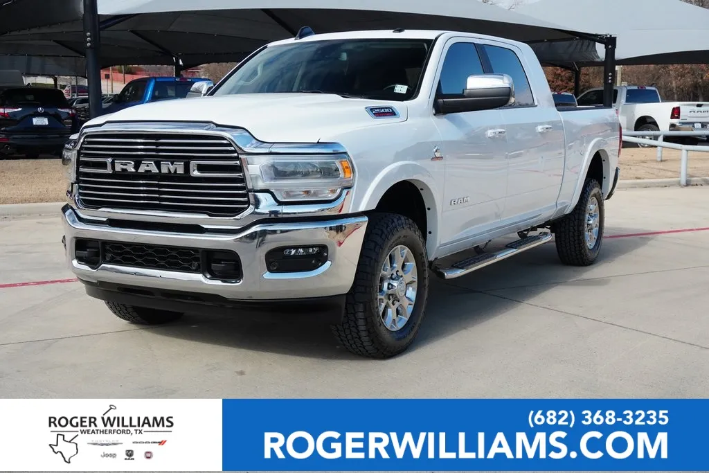 White 2022 Ram 2500 Laramie for sale in Weatherford, TX