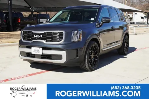 Gray 2024 Kia Telluride S for sale in Weatherford, TX