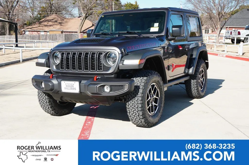 Gray 2026 Jeep Wrangler Rubicon for sale in Weatherford, TX