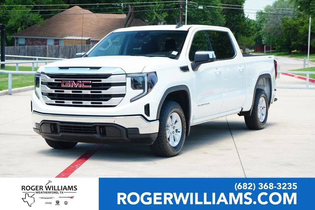 White 2024 GMC Sierra 1500 SLE for sale in Weatherford, TX