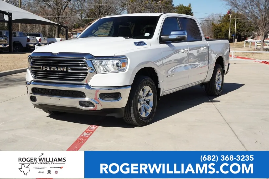 White 2024 Ram 1500 Laramie for sale in Weatherford, TX