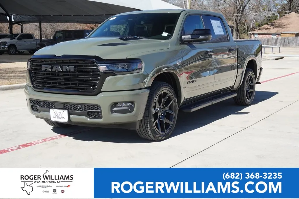 Green 2026 Ram 1500 Laramie for sale in Weatherford, TX