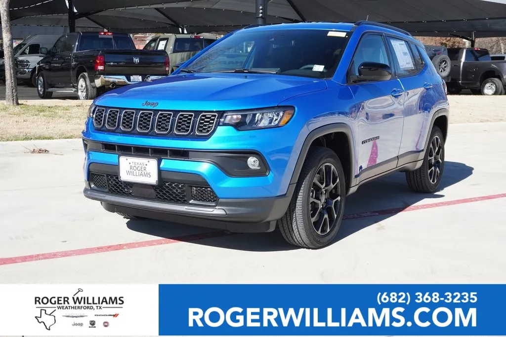 Blue 2026 Jeep Compass Latitude Altitude for sale in Weatherford, TX