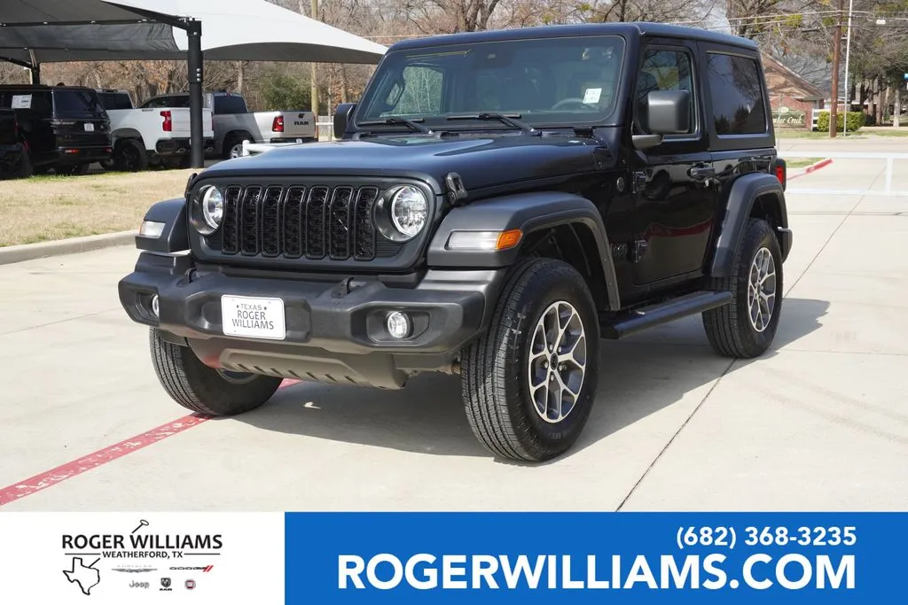 Black 2024 Jeep Wrangler Sport S for sale in Weatherford, TX