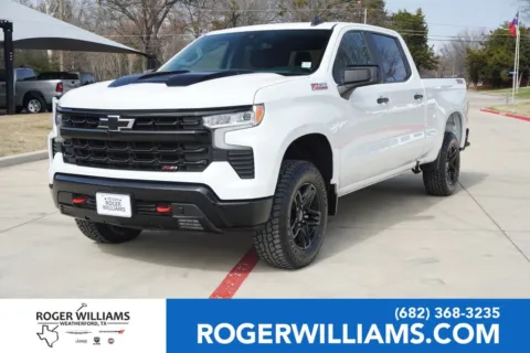 White 2023 Chevrolet Silverado 1500 LT Trail Boss for sale in Weatherford, TX