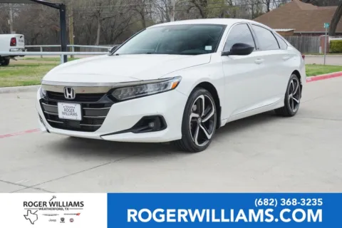 White 2022 Honda Accord Sport Special Edition for sale in Weatherford, TX