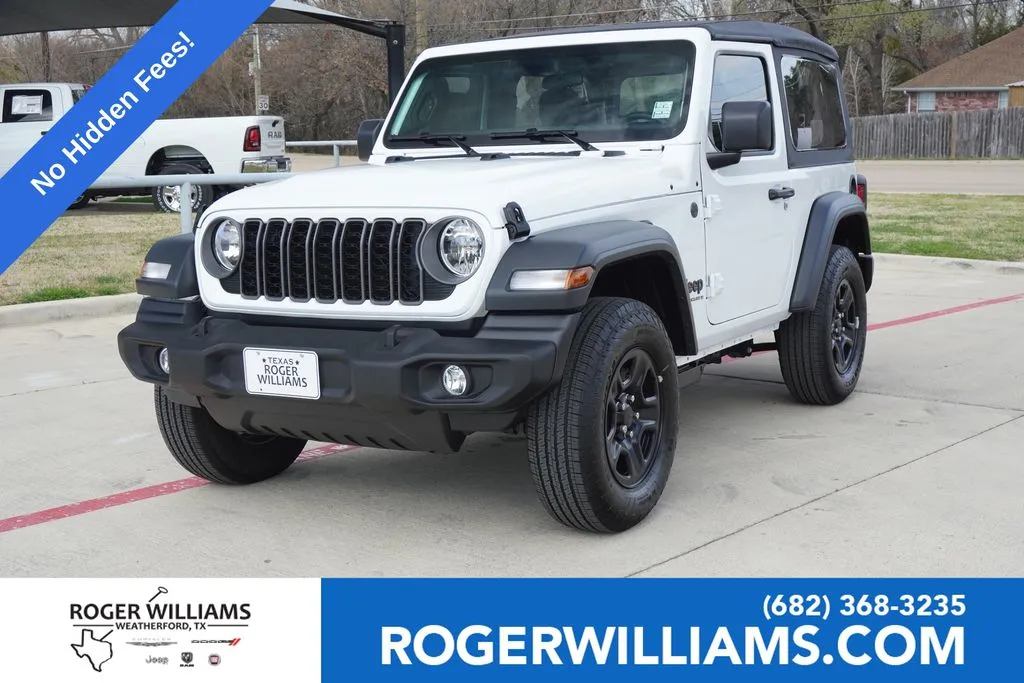 White 2026 Jeep Wrangler Sport for sale in Weatherford, TX