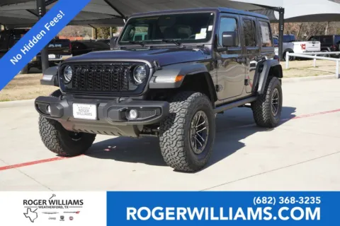 Gray 2026 Jeep Wrangler Willys for sale in Weatherford, TX