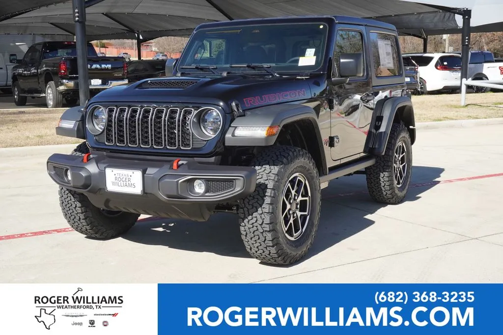 Black 2026 Jeep Wrangler Rubicon for sale in Weatherford, TX