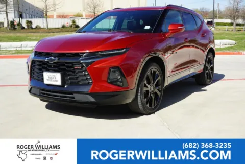 Red 2019 Chevrolet Blazer RS for sale in Weatherford, TX