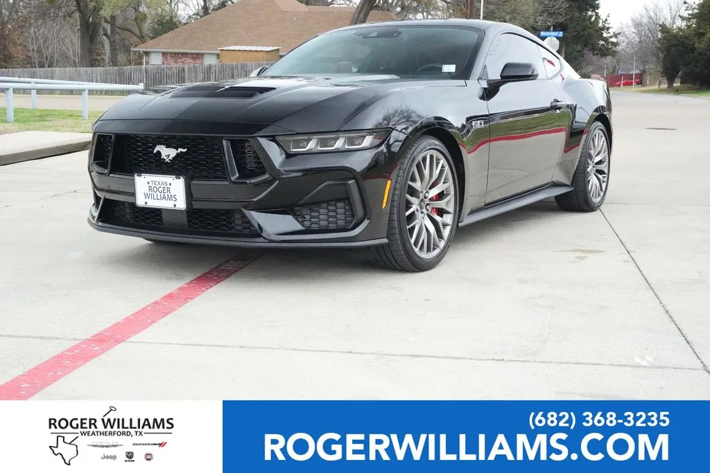 Black 2024 Ford Mustang GT Premium for sale in Weatherford, TX