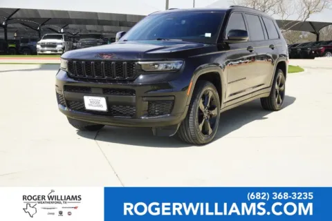 Black 2021 Jeep Grand Cherokee L Altitude for sale in Weatherford, TX