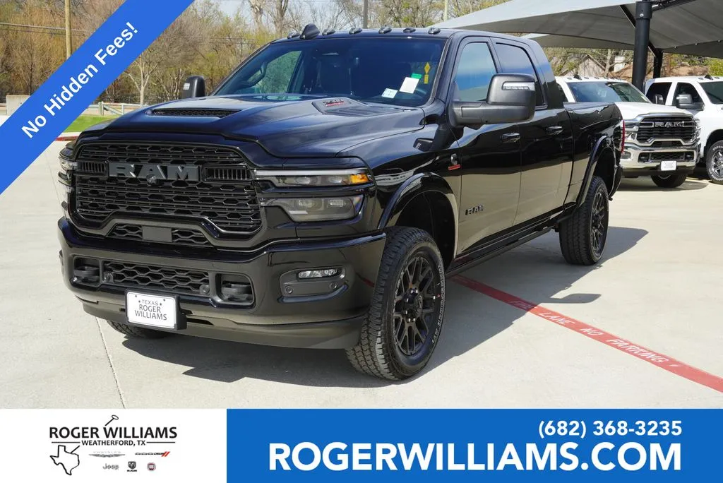 Black 2026 Ram 2500 Limited for sale in Weatherford, TX