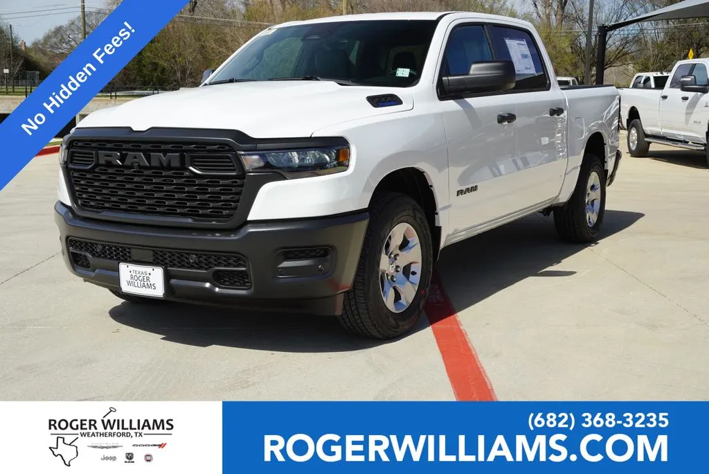 White 2026 Ram 1500 Tradesman for sale in Weatherford, TX