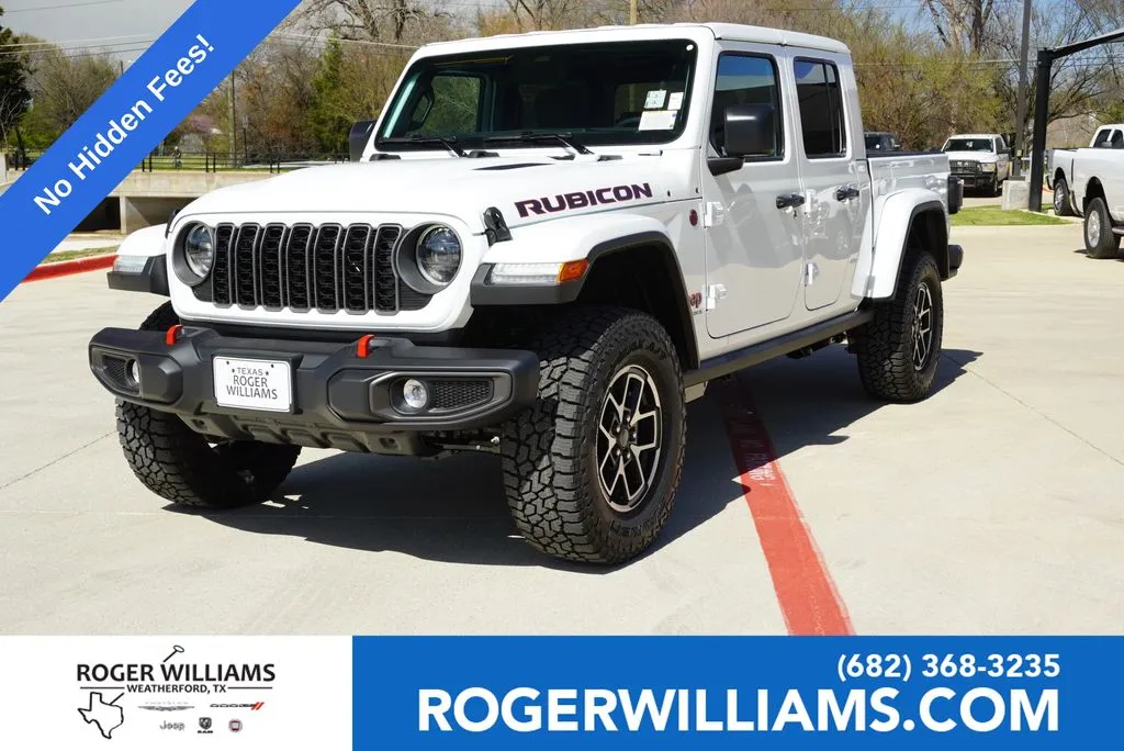 White 2026 Jeep Gladiator Rubicon for sale in Weatherford, TX