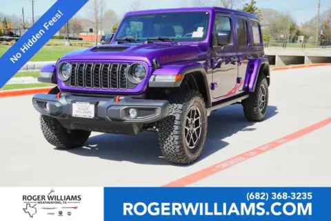 Purple 2026 Jeep Wrangler Rubicon for sale in Weatherford, TX