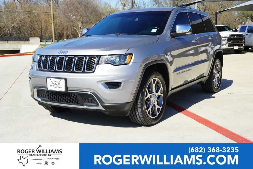 Silver 2021 Jeep Grand Cherokee Limited for sale in Weatherford, TX