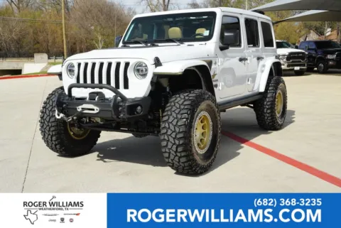 White 2021 Jeep Wrangler Unlimited Sport S for sale in Weatherford, TX