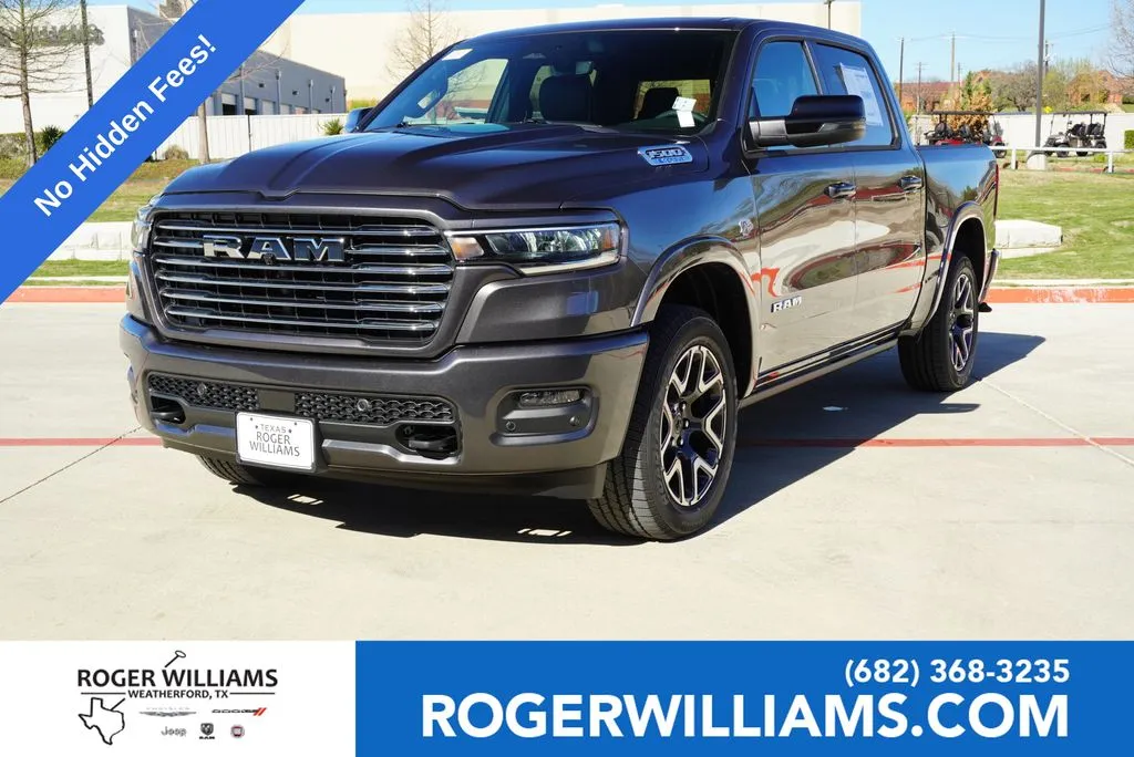 Gray 2026 Ram 1500 Laramie for sale in Weatherford, TX