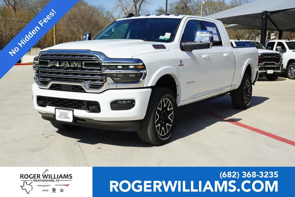 White 2026 Ram 2500 Longhorn for sale in Weatherford, TX