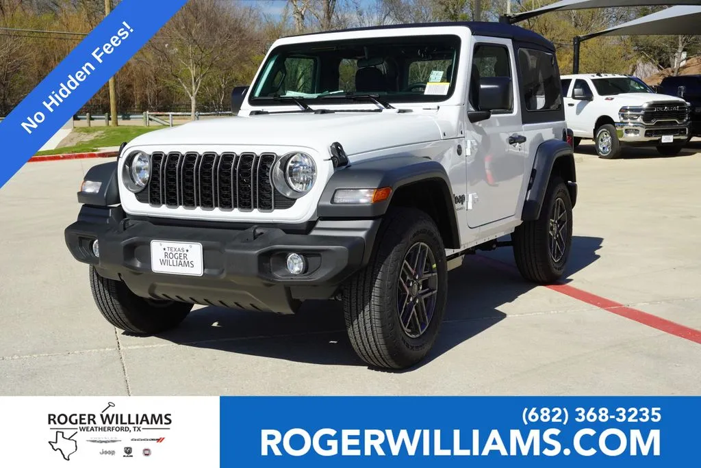 White 2026 Jeep Wrangler Sport for sale in Weatherford, TX