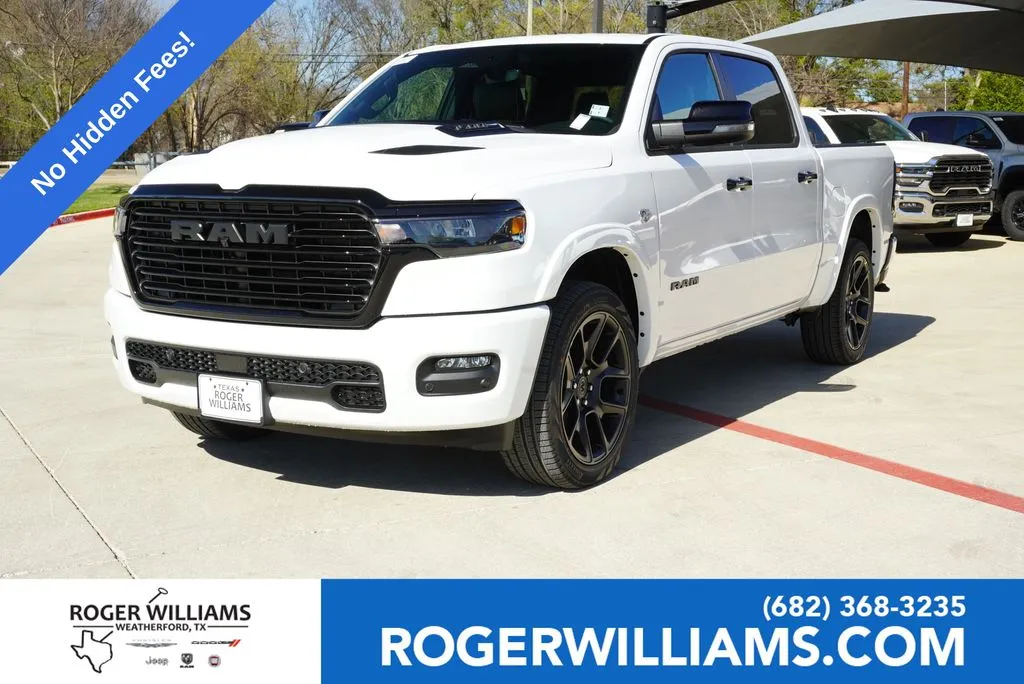 White 2026 Ram 1500 Laramie for sale in Weatherford, TX