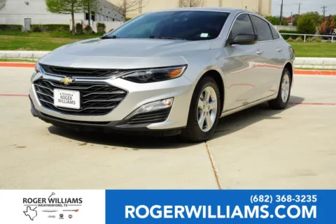 Silver 2021 Chevrolet Malibu LS for sale in Weatherford, TX