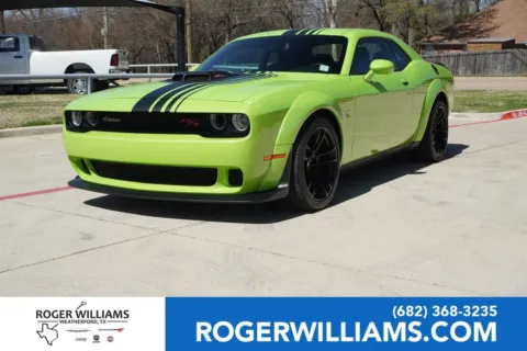 Green 2023 Dodge Challenger R/T Scat Pack Widebody for sale in Weatherford, TX