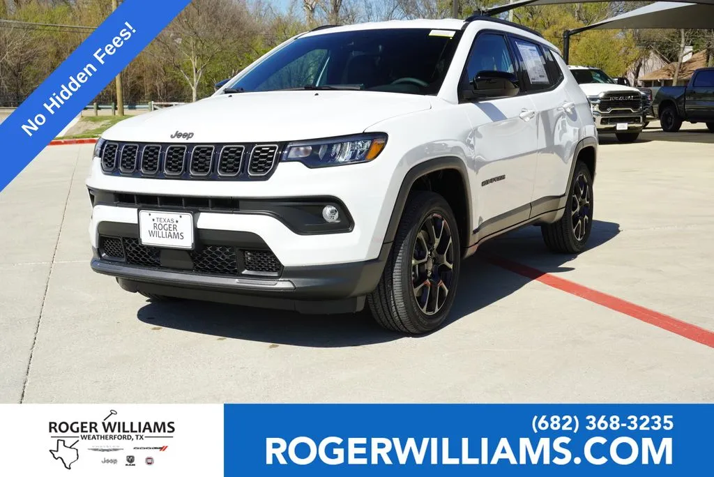 White 2026 Jeep Compass Latitude Altitude for sale in Weatherford, TX