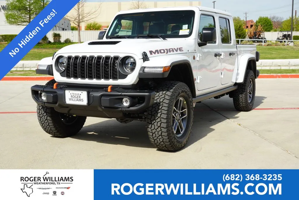 White 2026 Jeep Gladiator Mojave for sale in Weatherford, TX