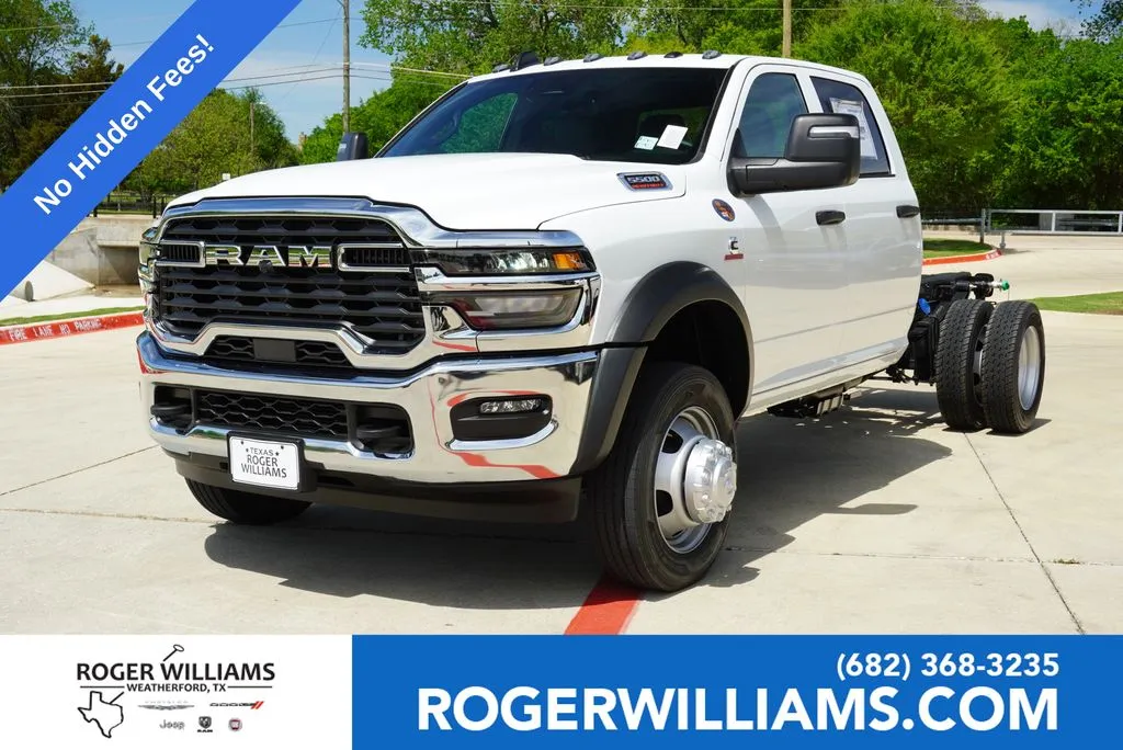 White 2026 Ram 5500HD Tradesman for sale in Weatherford, TX