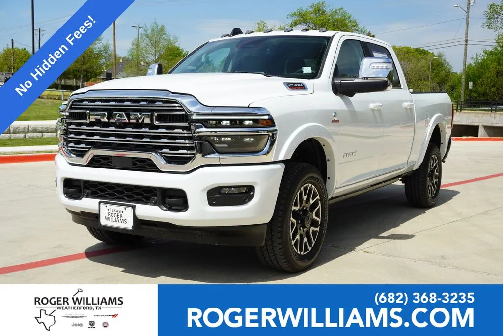 White 2026 Ram 2500 Longhorn for sale in Weatherford, TX