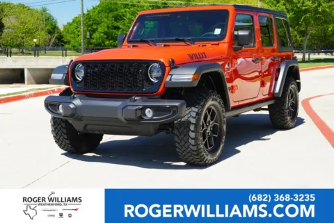 Red 2025 Jeep Wrangler Willys for sale in Weatherford, TX