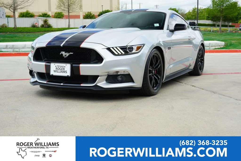 Silver 2015 Ford Mustang GT for sale in Weatherford, TX