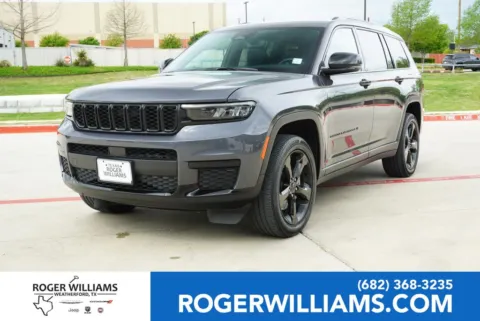 Gray 2021 Jeep Grand Cherokee L Altitude for sale in Weatherford, TX